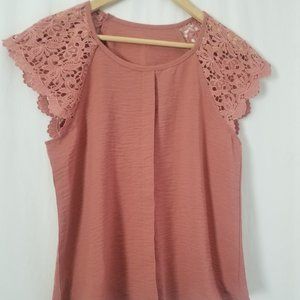 NO BRAND lace tank top size S (167)